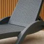 Fiji Grey Resin Sun Lounger