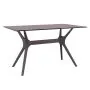 Ibiza 140 Commercial Rectangular Table - Brown