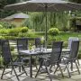 Vienna 8 Reclining Seat Rectangular Dining Set