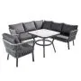 Dubai Square Corner Casual Dining Set