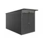 Biohort Avantgarde ECO Garden Shed - A4 - Double Door - Metallic Dark Grey