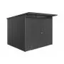 Biohort Avantgarde ECO Garden Shed - A6 - Double Door - Metallic Dark Grey