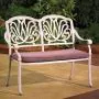 Capri Sahara Cast Aluminium Garden Bench