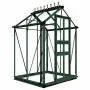 Halls Birdlip Greenhouse - 44 - 4ft x 4ft - Toughened - Green