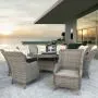 Boston 8 Seater Rattan Round Furniture Set