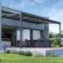 Aphrodite Veranda with Glass Roof - Anthracite - 3m x 3m