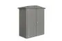 Garden Shed - Europa - Metallic Quartz Grey - 1 - 172cm x 84cm x 196cm