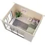 Andrea 11.2m (2.6m x 3.9m) Slide Plus Garden Room / Garden Office with Double Toughened Glass