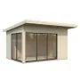Andrea 11.2m (2.6m x 3.9m) Slide Plus Garden Room / Garden Office with Double Toughened Glass