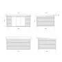 Lea 14.2sqm (2.4m x 4.7m) Slide Plus Garden Room / Home Office with Double Toughened Glass