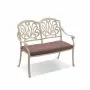 Capri Sahara Cast Aluminium Garden Bench