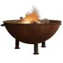 Outdoor Heritage Firebowl in Rust Iron 72cm