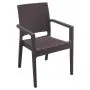 Ibiza Brown Stacking Armchair