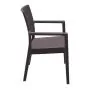 Ibiza Brown Stacking Armchair