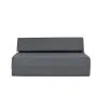 Double Chair Bed - Grey