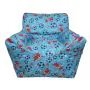 Funzee Kids Small Beanbag Chair - Blue Goal