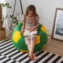 County Colours Bean Bag - Green and Yellow