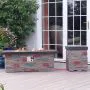 Brick Effect Rectangular Firepit