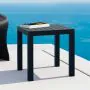 Ocean Black Square Side Table