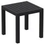 Ocean Black Square Side Table