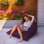 Large Outdoor Pyramid Bean Bag - Berry