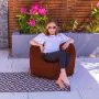 Kids Outdoor Classic Bean Bag - Orange