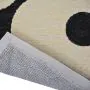 Outdoor Orla Kiely Spot Flower Black Carpet (160cm x 230cm)