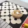 Outdoor Orla Kiely Spot Flower Black Carpet (160cm x 230cm)