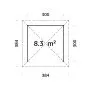 Bianca 8.3m Gazebo - Set 2