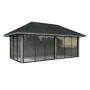 Bianca 16.6m Gazebo with Full Wall and 3 Sliding Doors (319cm x 588cm x 300cm)