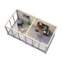 Bianca 16.6m Gazebo with Full Wall and 3 Sliding Doors (319cm x 588cm x 300cm)