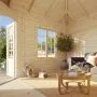 Melanie 9.9m Wooden Pavilion with Roof Shingles