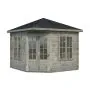Melanie 9.9m Wooden Pavilion with Roof Shingles