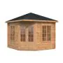Melanie 9.9m Wooden Pavilion with Roof Shingles