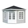 Melanie 9.9m Wooden Pavilion with Roof Shingles