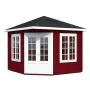 Melanie 9.9m Wooden Pavilion with Roof Shingles