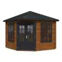 Melanie 9.9m Wooden Pavilion with Roof Shingles