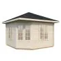 Melanie 9.9m Wooden Pavilion with Roof Shingles