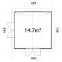 Isabella 3.1m x 4m Garden Room
