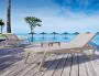 Pacific Sun Loungers and Ocean Side Table Set in Taupe