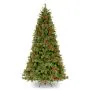 6.5ft (195cm) Colonial Fir Artificial Christmas Tree with Berries and Cones