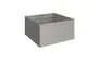 Raised Vegetable Bed - Metallic Quartz Grey - 1.5 x 1.5 (152cm x 152cm x 77cm)