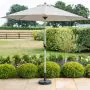 Round Parasol 2.7m in Grey