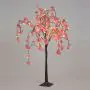 4ft (1.2m) Cherry Blossom Tree with 144 Dark Pink Flowers & Warm White LED Lights