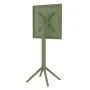 Sky 60 x 60 Folding Bar Table - Olive Green