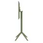 Sky 60 x 60 Folding Bar Table - Olive Green