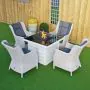 Roma Etna Fire Pit Dining Set