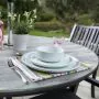Titan 4 Seat Round Set with Parasol and Base