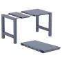 Vegas 8 Seater Table with Pacific Chairs Set in Grey