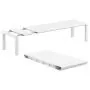 Vegas Bar 4 Seater Set with Jamaica Bar Stool in White